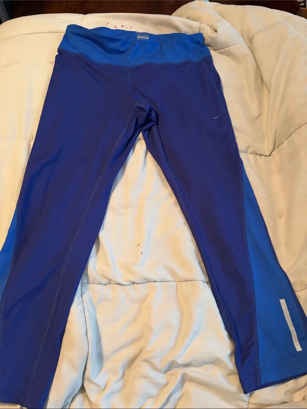 Dri-FIT Blue & Royal Blue Athletic Leggings